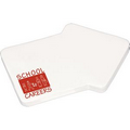 4" x 3" Die Cut Adhesive Notepad - Arrow